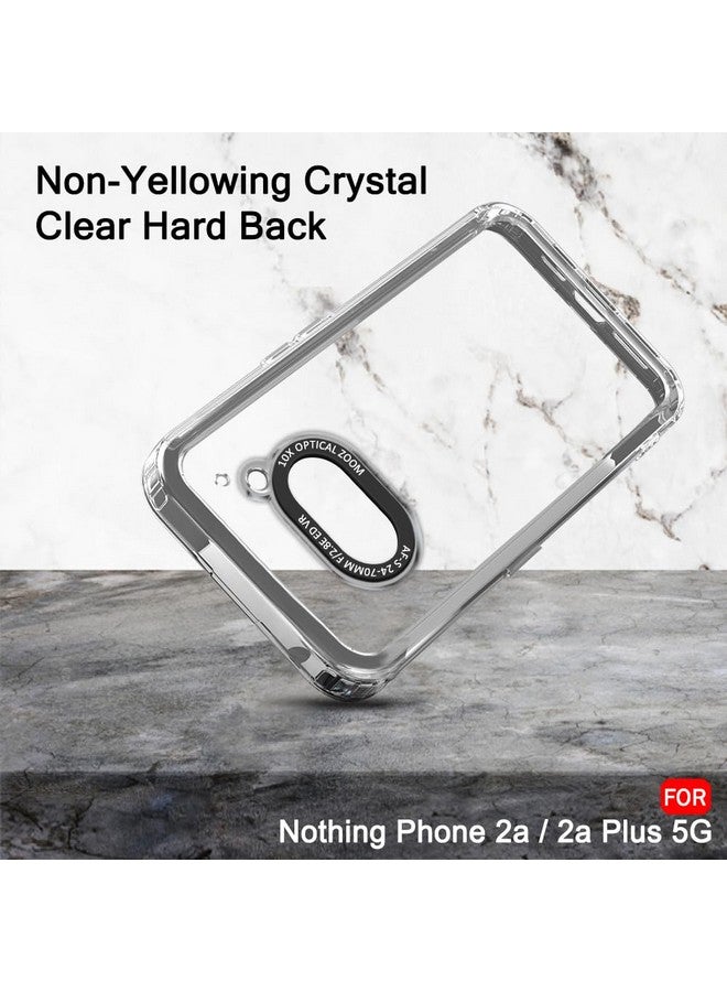 TheGiftKart Hybrid ShockProof Nothing Phone 2a Plus 5G Back Cover Case | Stylish Camera Border | Plated Buttons | Crystal Clear Hard Back Cover Case for Nothing Phone 2a (TPU & PC, Smoked Bumper) - Image 4