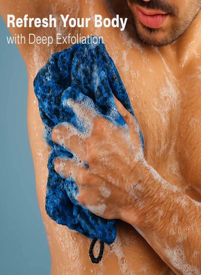 Yiclick Dual-Textured Exfoliating Washcloth Towel - Back Scrubber for Use in Shower Bath, Exfoliating Body Scrubber Exfoliator, Japanese Exfoliate Loofah Lufa Sponge Wash Cloth for Women Men - Image 4