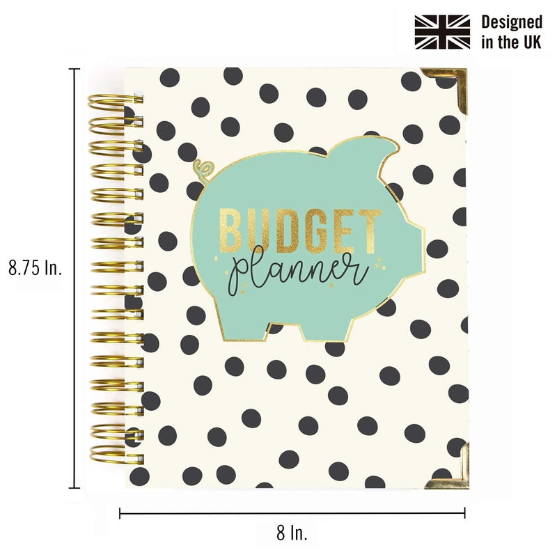 Pukka Pad, Carpe Diem Budget Planner Spiral Bound Notebook with 12 Month Calendar, Dividers, Inserts, and Sticker Sheets â€“ Features Savings Goals & Tracker, Financial Overview, and Bank Information - Image 2