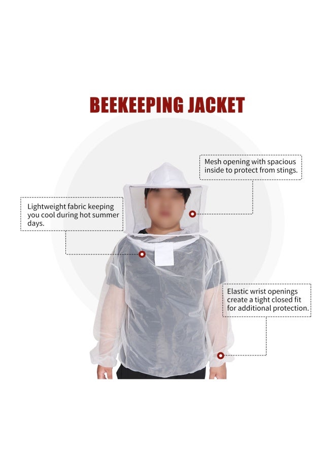 Loquat Professional Beekeeping Suit White - Image 3