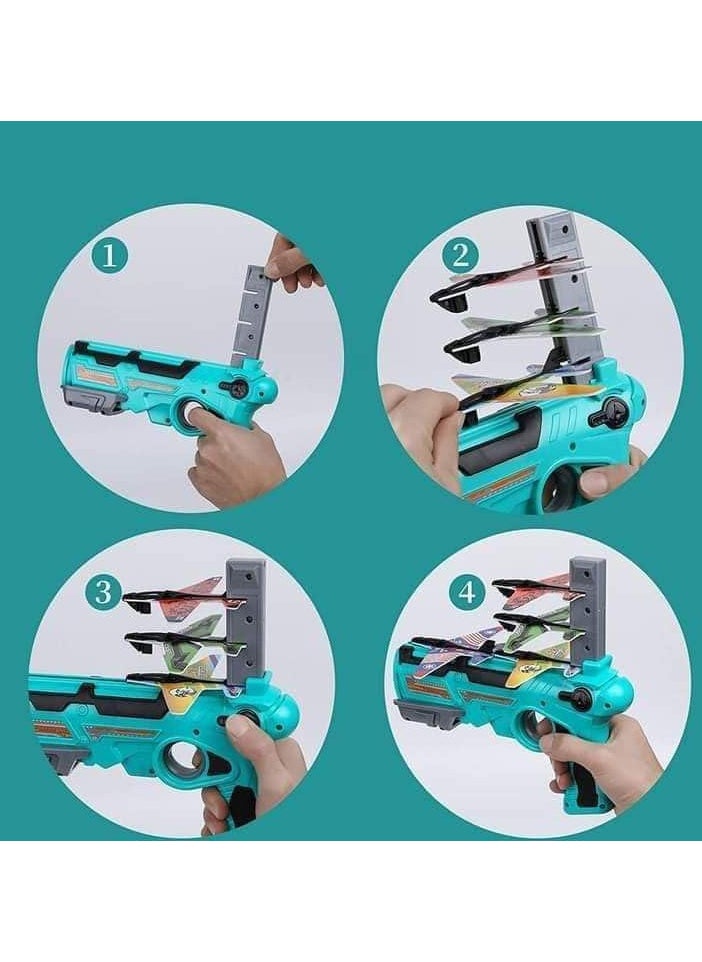 Air Batter Gun, a fun game for launching planes in different shapes in an easy way for children