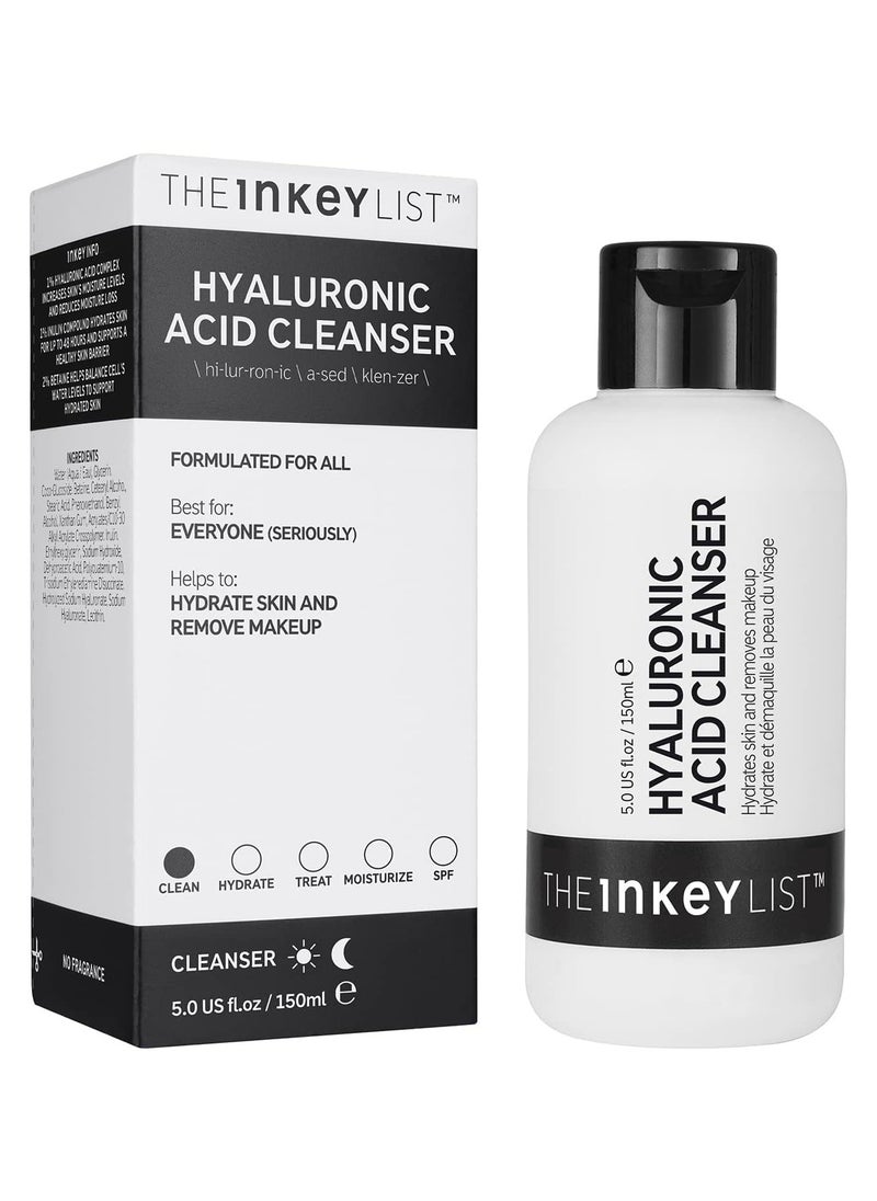 The INKEY List Hyaluronic Acid Cleanser, Hydrates Skin and Removes Makeup 150ml - pzsku/ZC9E110D3EF843714A025Z/45/_/1712901450/3bdd79e2-6c21-44bb-baca-ad21347de6fe