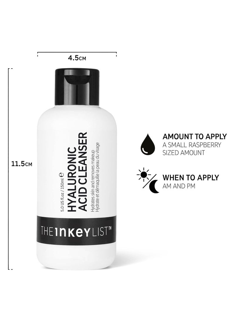 The INKEY List Hyaluronic Acid Cleanser, Hydrates Skin and Removes Makeup 150ml - pzsku/ZC9E110D3EF843714A025Z/45/_/1712901470/3bdd25fa-33f2-4d6c-8c14-543f27317d81