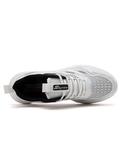 Sky View Athlesiure Men Running Shoes Men Casual Breathable Walking Shoes Sport Athletic Sneakers Gym Tennis Slip On Comfortable Lightweight Shoes White Black  - Image 2