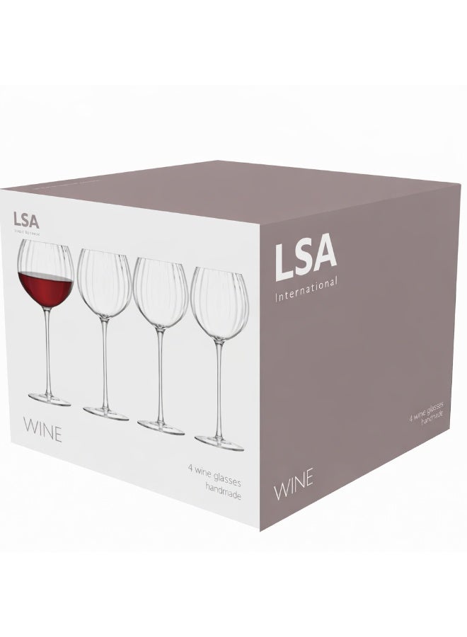LSA white wine glasses set of 4 (325ml). Elegant Polish craftsmanship, durable, stylish design perfect for dining, gifting & entertaining - Image 1
