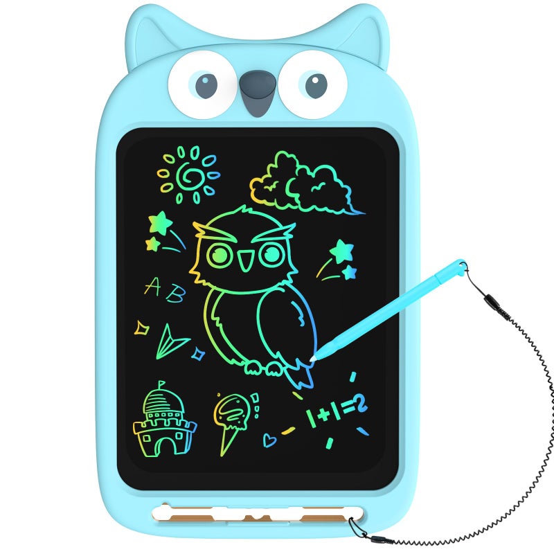 Chafegy 10 Inch Lcd Writing Tablet For Kids Toddler Toys  Electronic Doodle Board Drawing Pad  Lion Owl Fox Rabbit Design  Christmas Birthday Gift For Boys Girls 3 4 5 6 8 Years (Owl) - Image 1