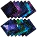 iKammo 1212 Galaxy Scrapbook Paper Pad Black Starry Patterned Paper 24 Sheets Singlesided Scrapbooking CardStock Papers Pad for Holiday Cardmaking DIY Origami Decorative Craft Papers - Image 2