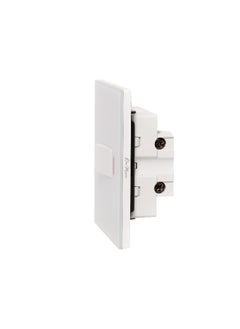 Donmarco 20A Switch – Ultra Thin Glass, Heavy-Duty Light and Appliance Control, Modern & Durable, Fire-Resistant Electric Switch, 15-Year Warranty, Wall Switch for Home and Office (Matt White)  - Image 3