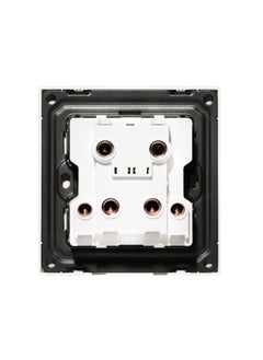 Donmarco 20A Switch – Ultra Thin Glass, Heavy-Duty Light and Appliance Control, Modern & Durable, Fire-Resistant Electric Switch, 15-Year Warranty, Wall Switch for Home and Office (Matt White)  - Image 4