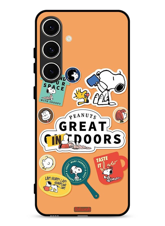 Tolwak Samsung Galaxy A36 5G Protective Case Cover Peanuts Stickers - Image 1