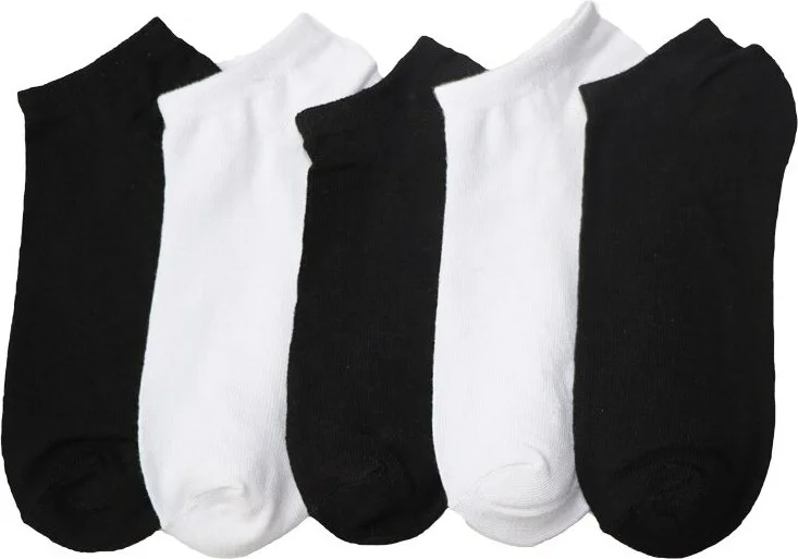 Bgk Unisex 5-Piece Patternless Booties Socks