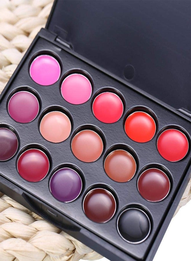 JADPES , Lip Cosmetics, 15Colors Professional Lip Gloss Lipstick Long Lasting Lipgloss Palette Makeup Cosmetic Lip Gloss Palette Lip Palette Makeup Kit for Lady - Image 5