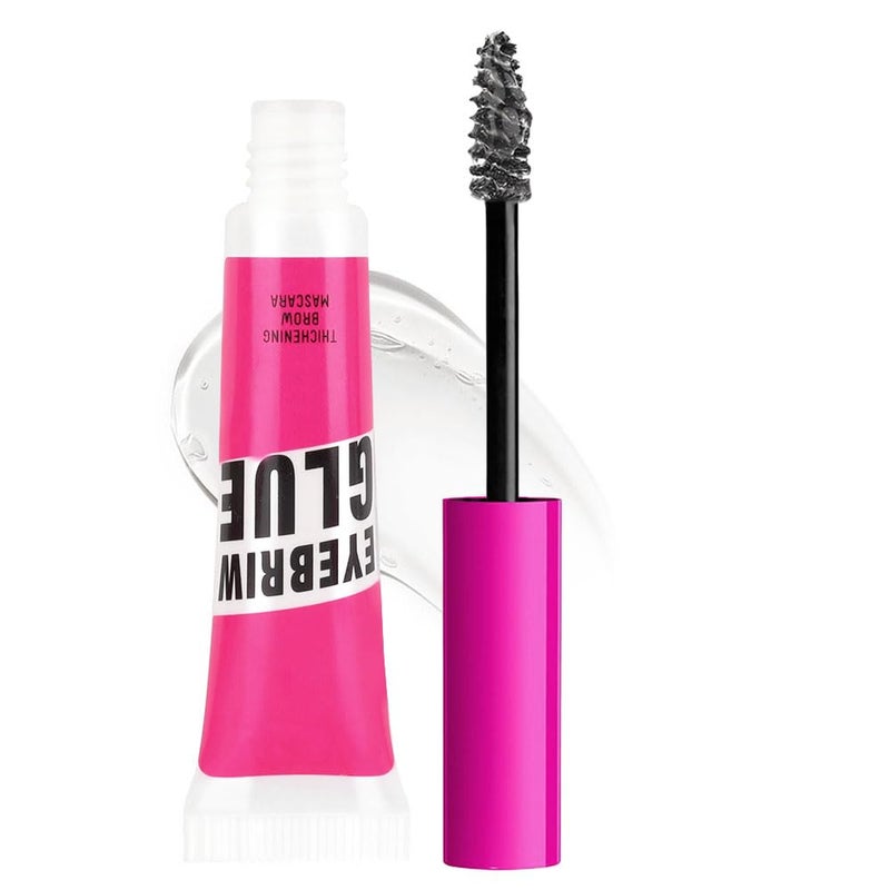 BINGBRUSH Tinted Thickening Brow Mascara,Brow Fast Sculpt,Waterproof, Transfer-proof, Brush to Fill in Eyebrows and Cover Gray Hairs - Cruelty Free - Light Medium Brown (1Pcs #09 transparent brow glue) - Image 1