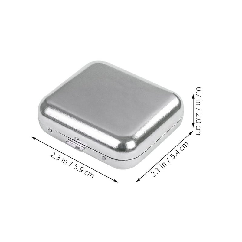 Stainless Steel Mini Pocket Ashtray With Lid Compact Travel Ash Holder For Indoor Outdoor - Image 3