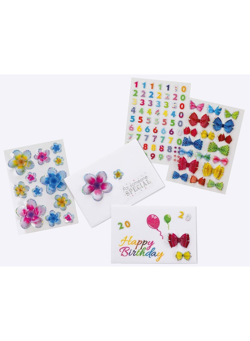 Herma 3D Bow Wall Stickers and Notebooks - Creative and Tear-Resistant Decorative Sticker Set - Image 4
