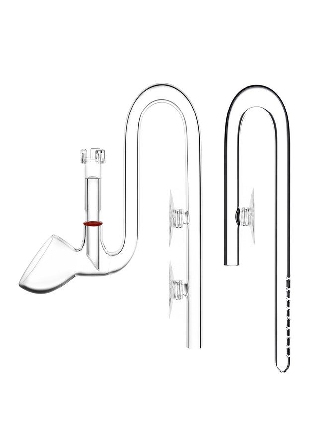 JARDLI Mini Skimmer Lily Pipe Outflow and Inflow Kit for Nano Planted Tanks (10mm for 3/8'' i.d. (9/12mm) tubing) - Image 1