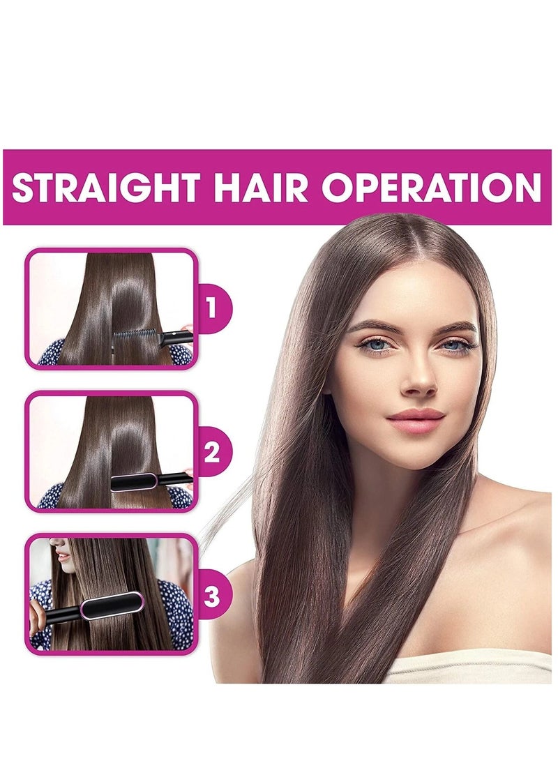 AROAQ New Hair Straightener Hot Comb Anti Scalding Ceramic Hair Curler Multi Speed Electric Straightening Comb Curling Iron Hairbrush - Image 2