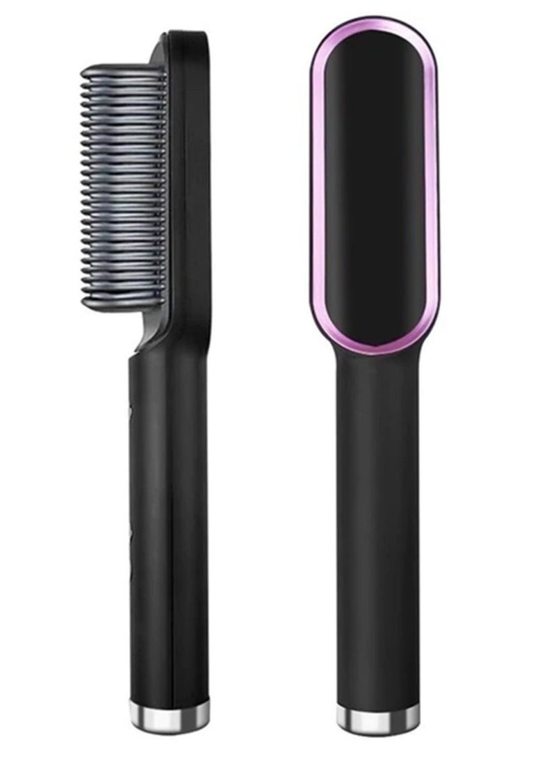 AROAQ New Hair Straightener Hot Comb Anti Scalding Ceramic Hair Curler Multi Speed Electric Straightening Comb Curling Iron Hairbrush - Image 1