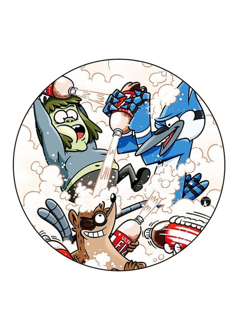 Regular Show Printed Mouse Pad  Multicolour