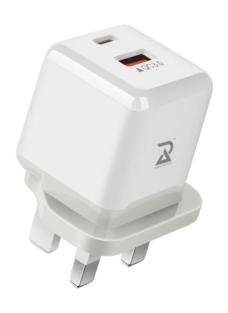 RADALIFESTYLE QC 8 Fast Charger With Quick-Charge 20 watt & Type C Cable Included  - Image 4