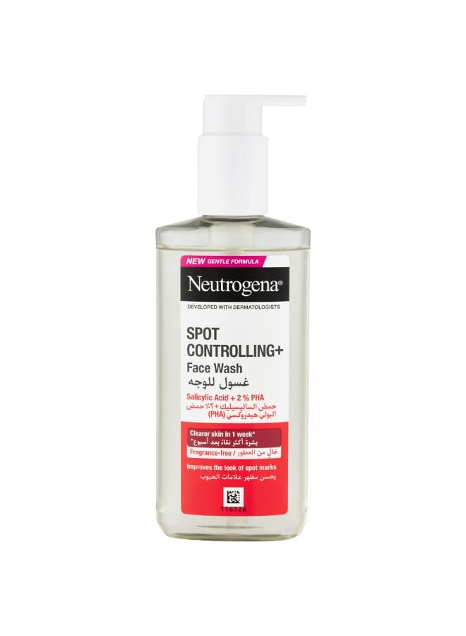 Neutrogena Facial Wash Spot Controlling+, Clearer Skin in 1 Week, 200ml - Image 1
