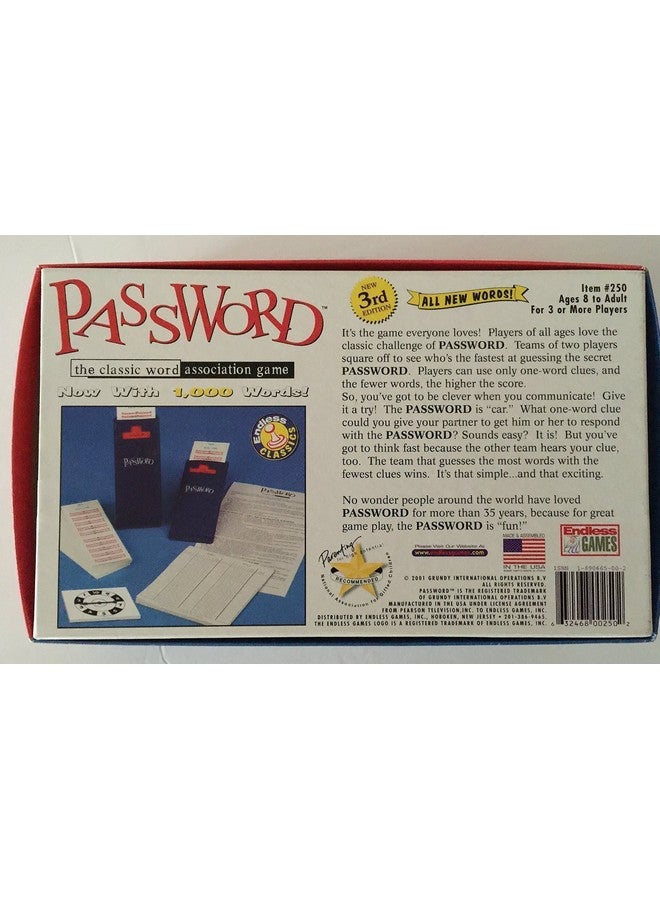 Endless Games Password 3rd Edition - Image 2
