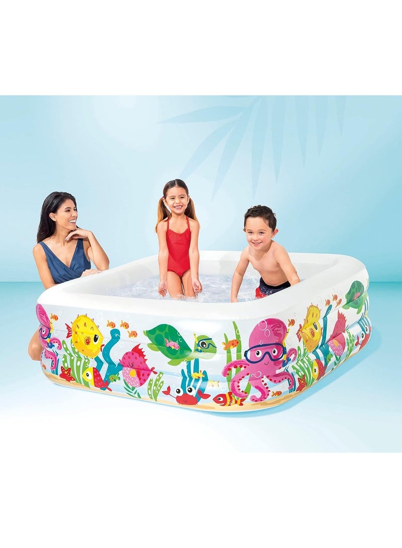 INTEX Swim Center Clear View Aquarium Pool 159x159x50cm - Image 4