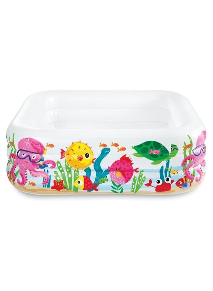 INTEX Swim Center Clear View Aquarium Pool 159x159x50cm - Image 2