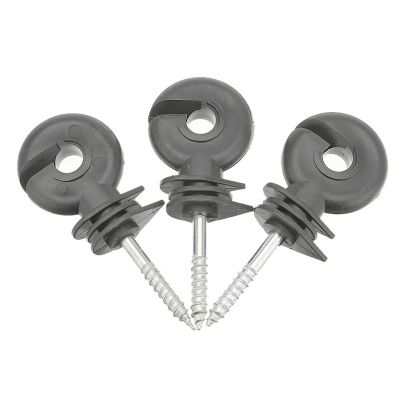 Electric Fence Insulators 100Pcs Multi Functional Accessories for Garden Farm Animal Agriculture - Image 1