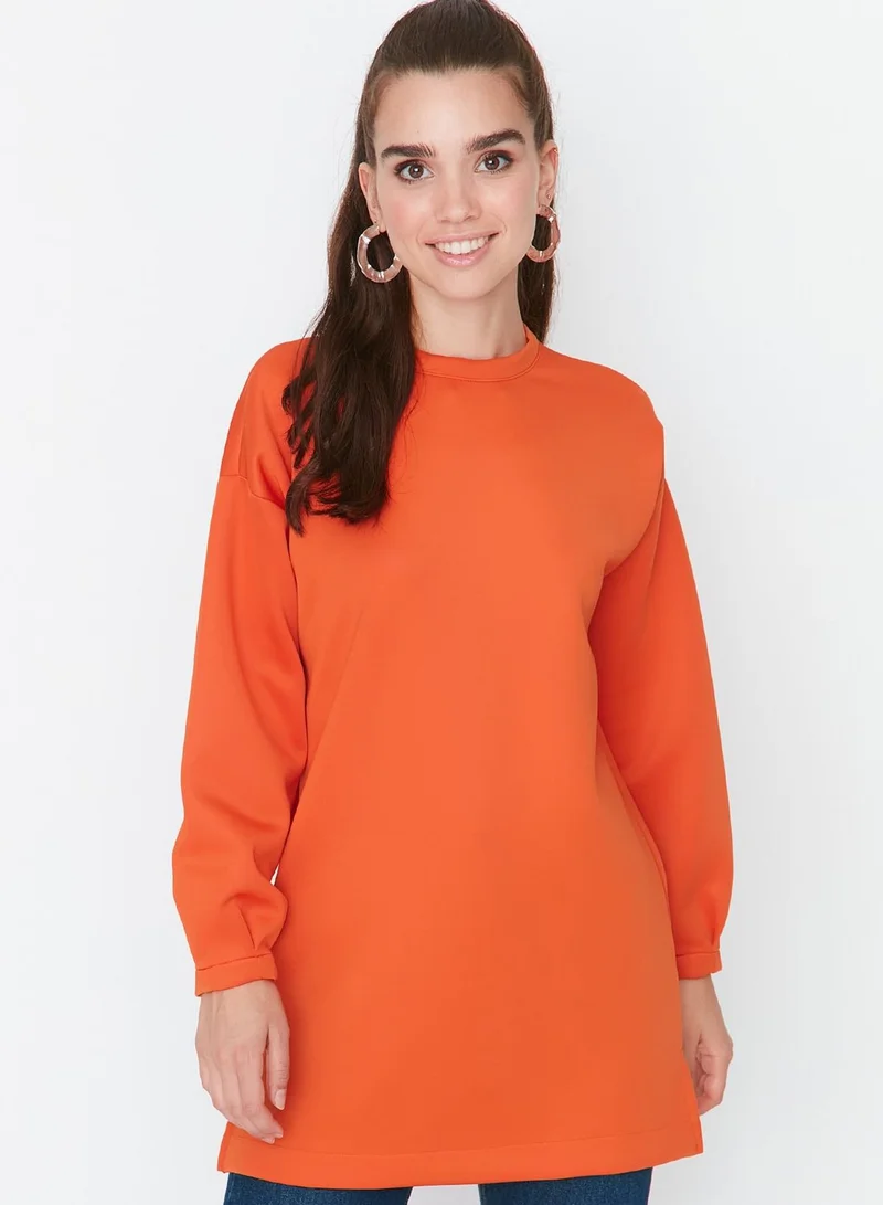 trendyol Crew Neck Knitted Sweatshirt