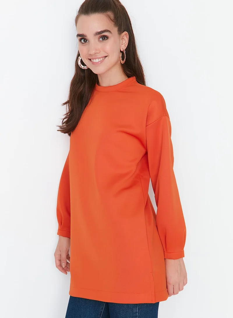 trendyol Crew Neck Knitted Sweatshirt