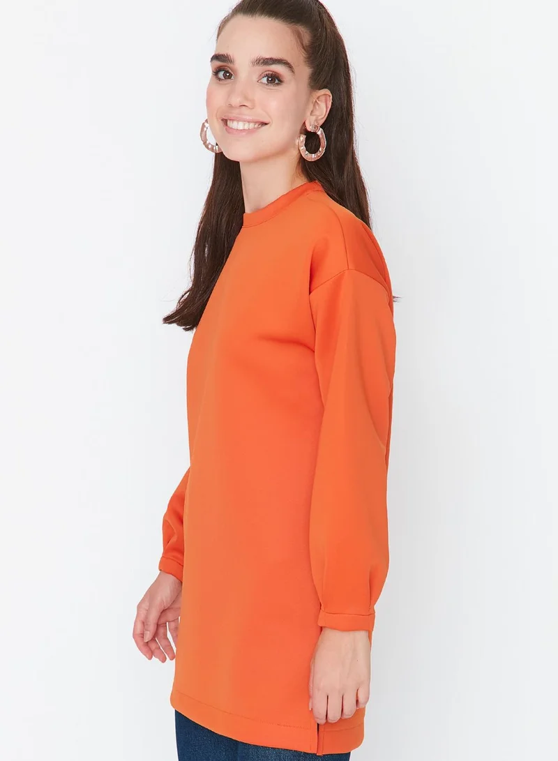 trendyol Crew Neck Knitted Sweatshirt