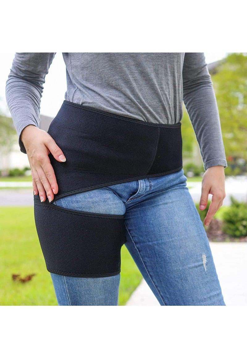 Hip Brace, Sciatica Pain Relief Brace, Thigh Supports, Thigh Hamstring Compression Support Wrap for Sciatica Pain Relief, SI Joint for Labral Tear, Arthritis, Bursitis, Sciatic Nerve pain - Image 2