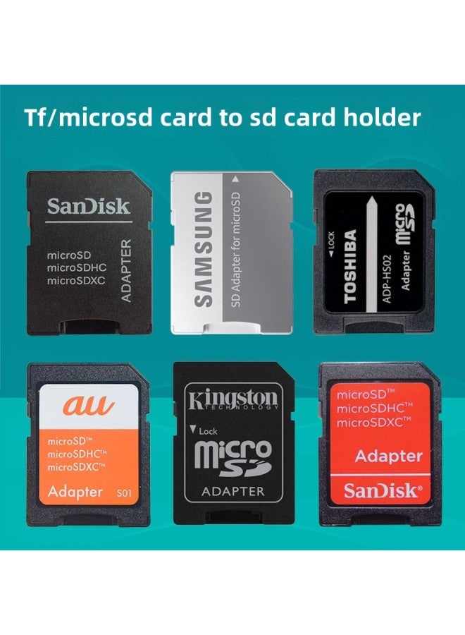 TF To SD Card Holder MircoSD To SDXC Adapter Mobile Phone Memory Small Card To Camera Big Card Car Card-Color:Section B  - Image 2