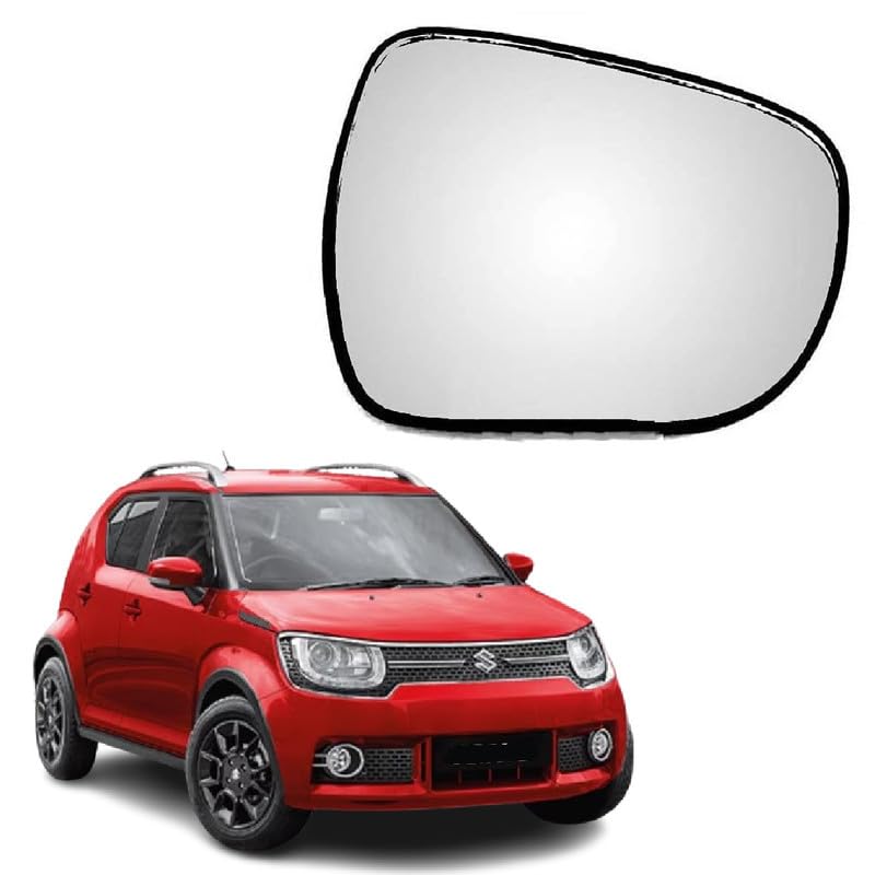 STYCARO -Side View Sub Mirror Glass Plate compatible with Maruti Suzuki Ignis 2016-2022 Model (RIGHT DRIVER SIDE) - Image 1