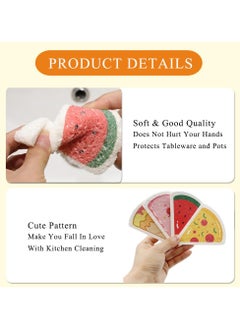SYOSI Kitchen Cleaning Sponges Pack of 8, Cellulose Compressed Sponge Non-Scratch Scrub Sponges Colorful Non-Stick Dish Sponge for Pots and Pans, Sink, Basin, Household Essentials  - Image 3