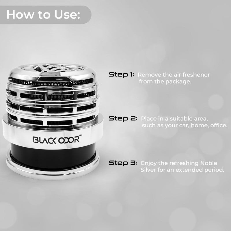 Black Odor Car Air Freshener– Microphone Design Perfume Diffuser 50ml Essential Oil Long Lasting Fragrance Odor Eliminator for Car Dashboard Interior Auto Air Freshener - Image 2
