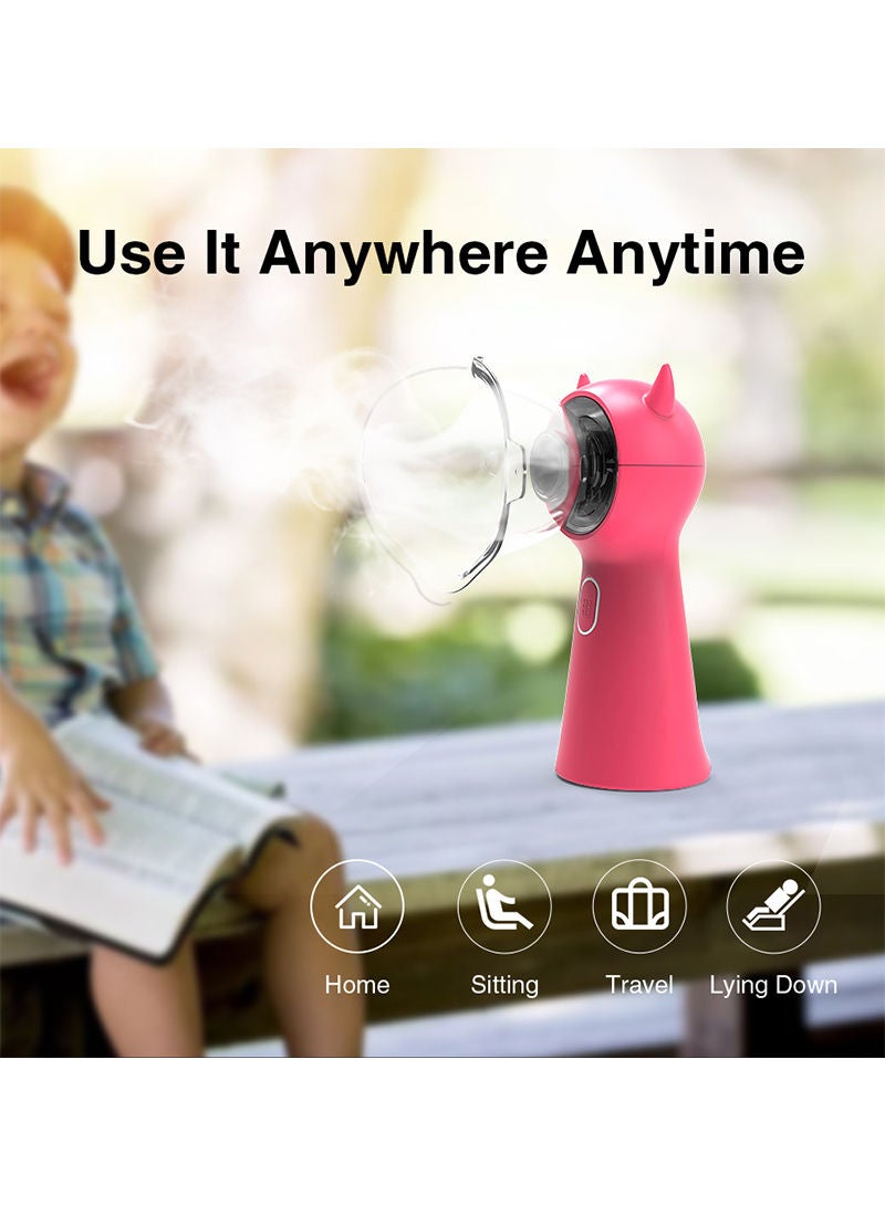 Sharpdo Portable Nebulizer for Kids Babies and Adults Handheld Nebulizer Machine Steam Inhaler - Image 4