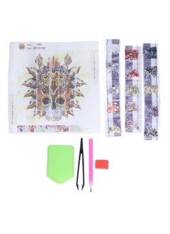 Thoraya Rhinestone Painting 5D 30x30cm Premium Canvas Natural Easy Operation Stress Relief Highly Durable 5D Rhinestone Painting  - Image 1