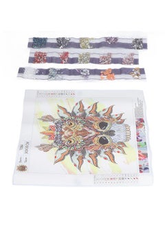 Thoraya Rhinestone Painting 5D 30x30cm Premium Canvas Natural Easy Operation Stress Relief Highly Durable 5D Rhinestone Painting  - Image 3