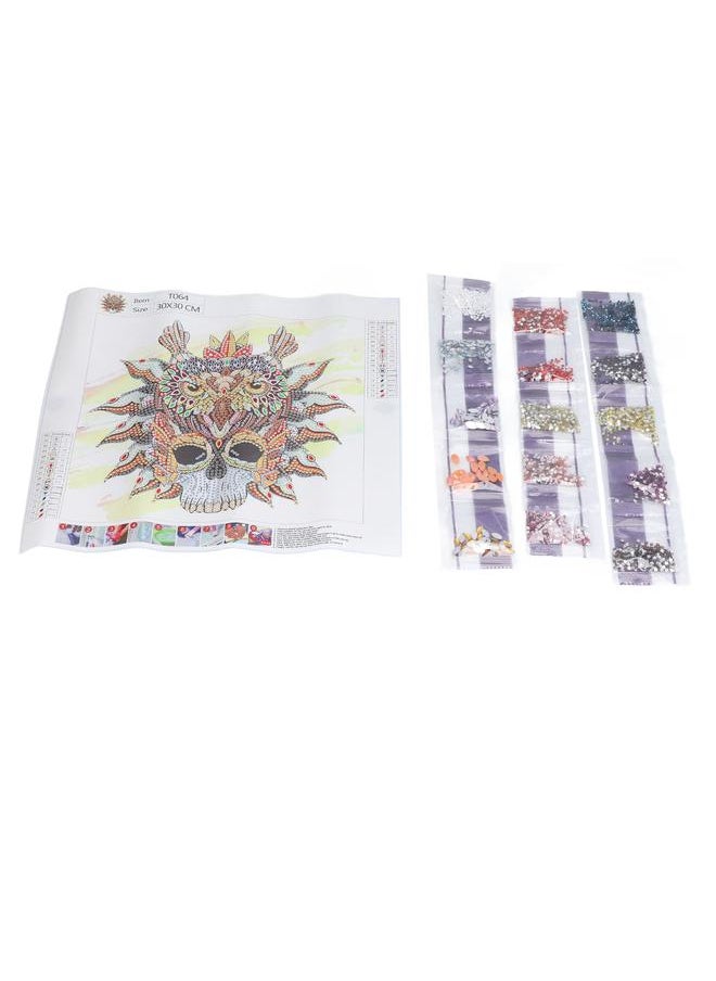 Thoraya Rhinestone Painting 5D 30x30cm Premium Canvas Natural Easy Operation Stress Relief Highly Durable 5D Rhinestone Painting  - Image 5