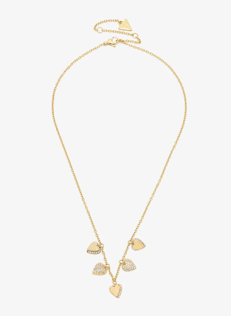 جس قلادة بتعليقات على شكل قلب