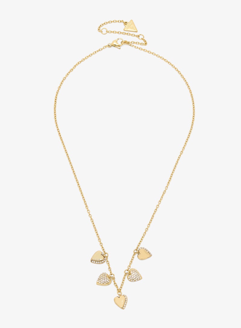 جس قلادة بتعليقات على شكل قلب - Image 1