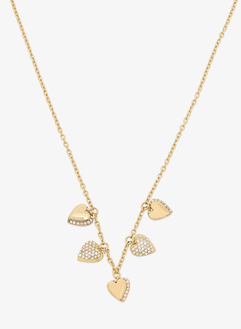 جس قلادة بتعليقات على شكل قلب - Image 2