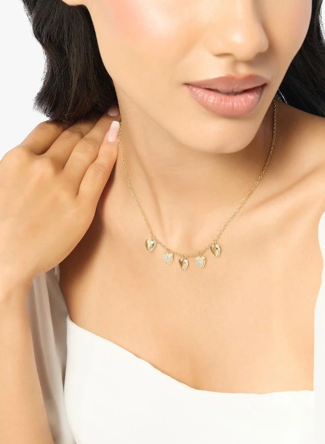 GUESS Heart Charms Necklace