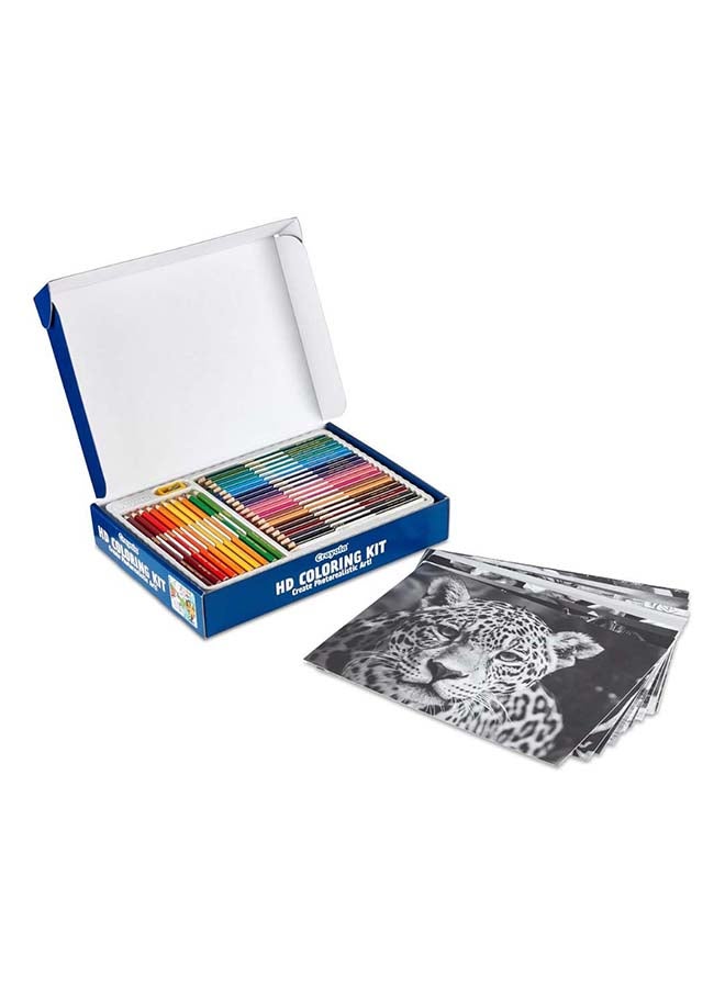 Crayola طقم تلوين HD | 30 قلم تلوين و 20 صفحة تلوين مميزة - Image 2