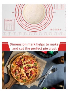 Generic Baking Mat Non-Stick Silicon Rolling Pastry Mat, 60 * 40cm Silicon  - Image 4