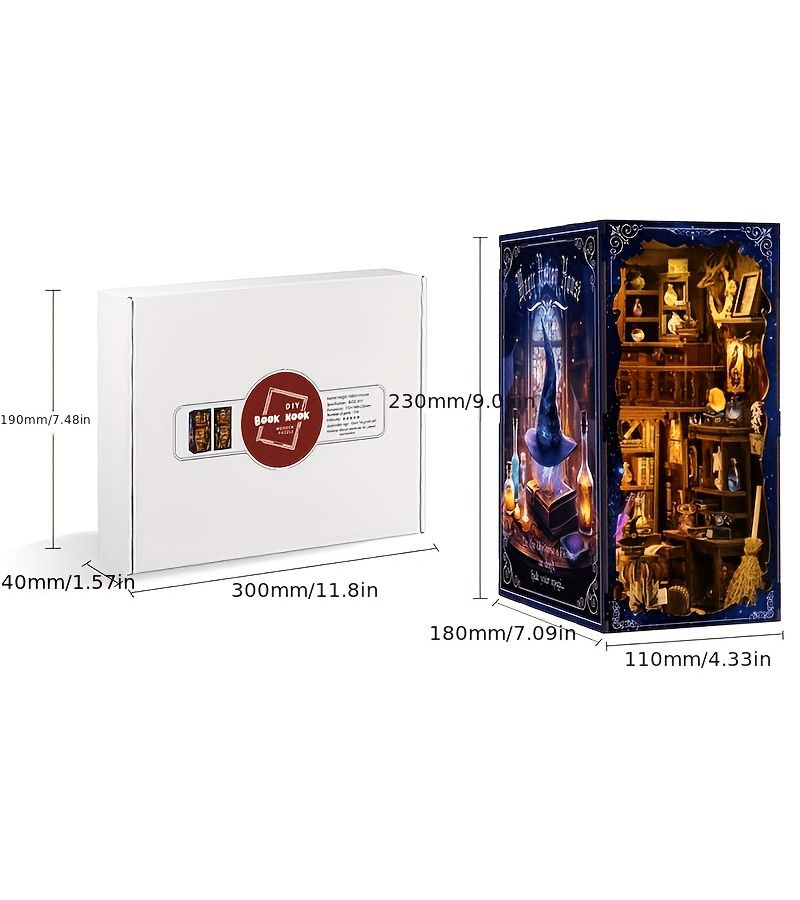 Magic Potion House Pop Up Book Kit 3D Miniature Book Nook Model 9.06 Inch - Image 2