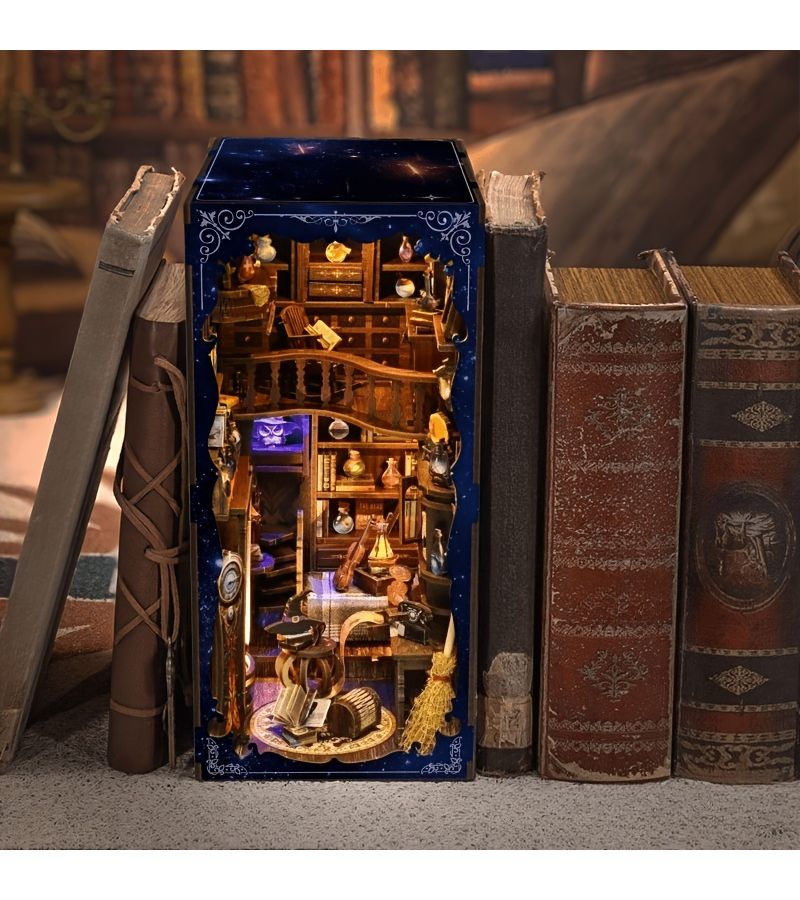 Magic Potion House Pop Up Book Kit 3D Miniature Book Nook Model 9.06 Inch - Image 1