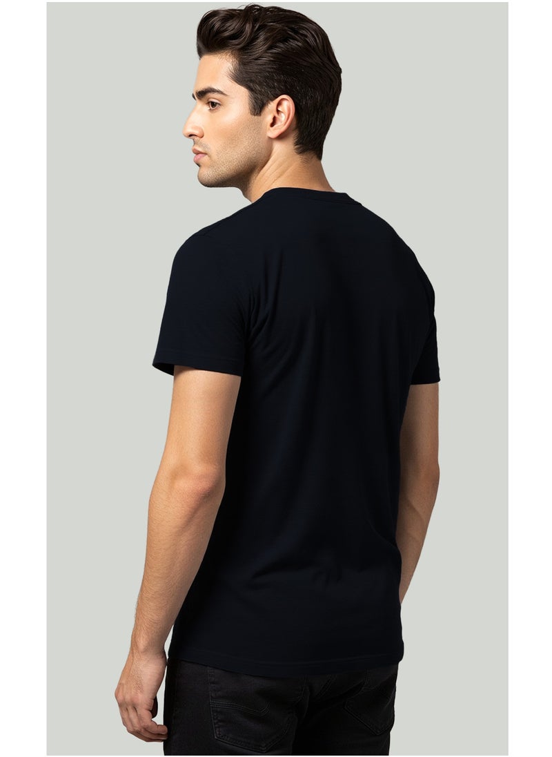 NAUTICA Logo Regular Fit Premium Cotton Crew Neck T-shirt  - Image 3